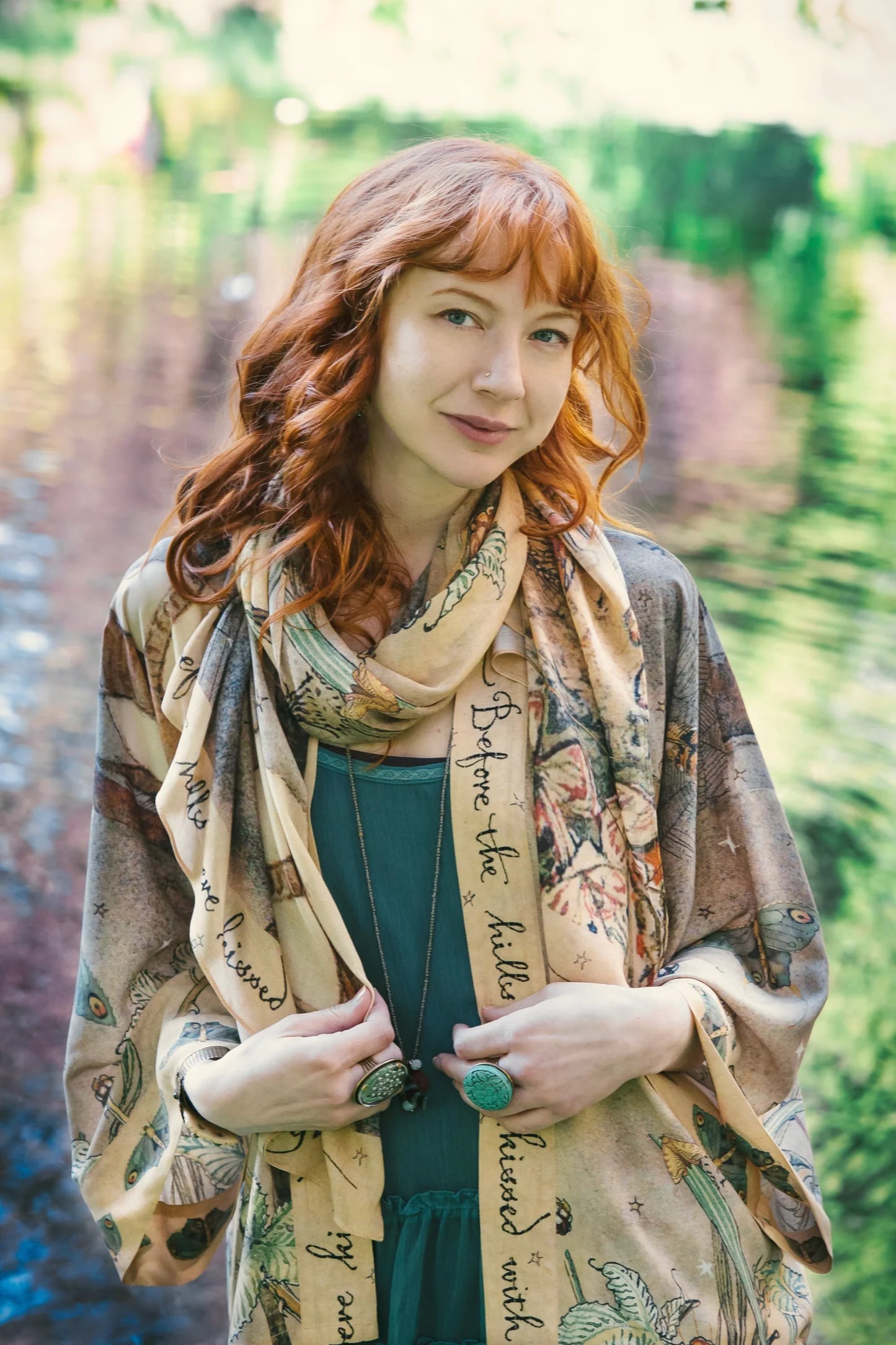 Love light Scarf - Out of the Blue