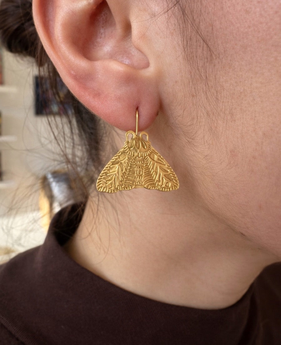 Luna Moth Earrings - Out of the Blue