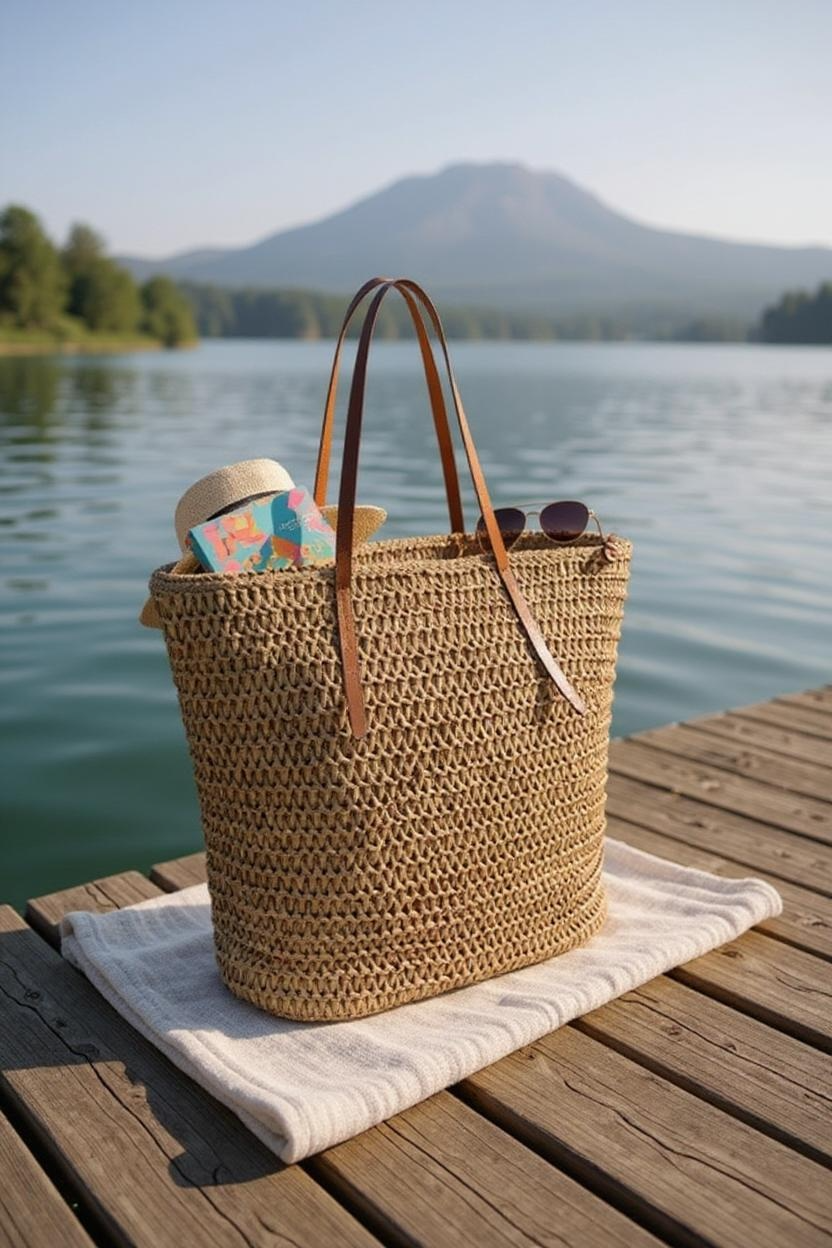 Straw Tote Bag
