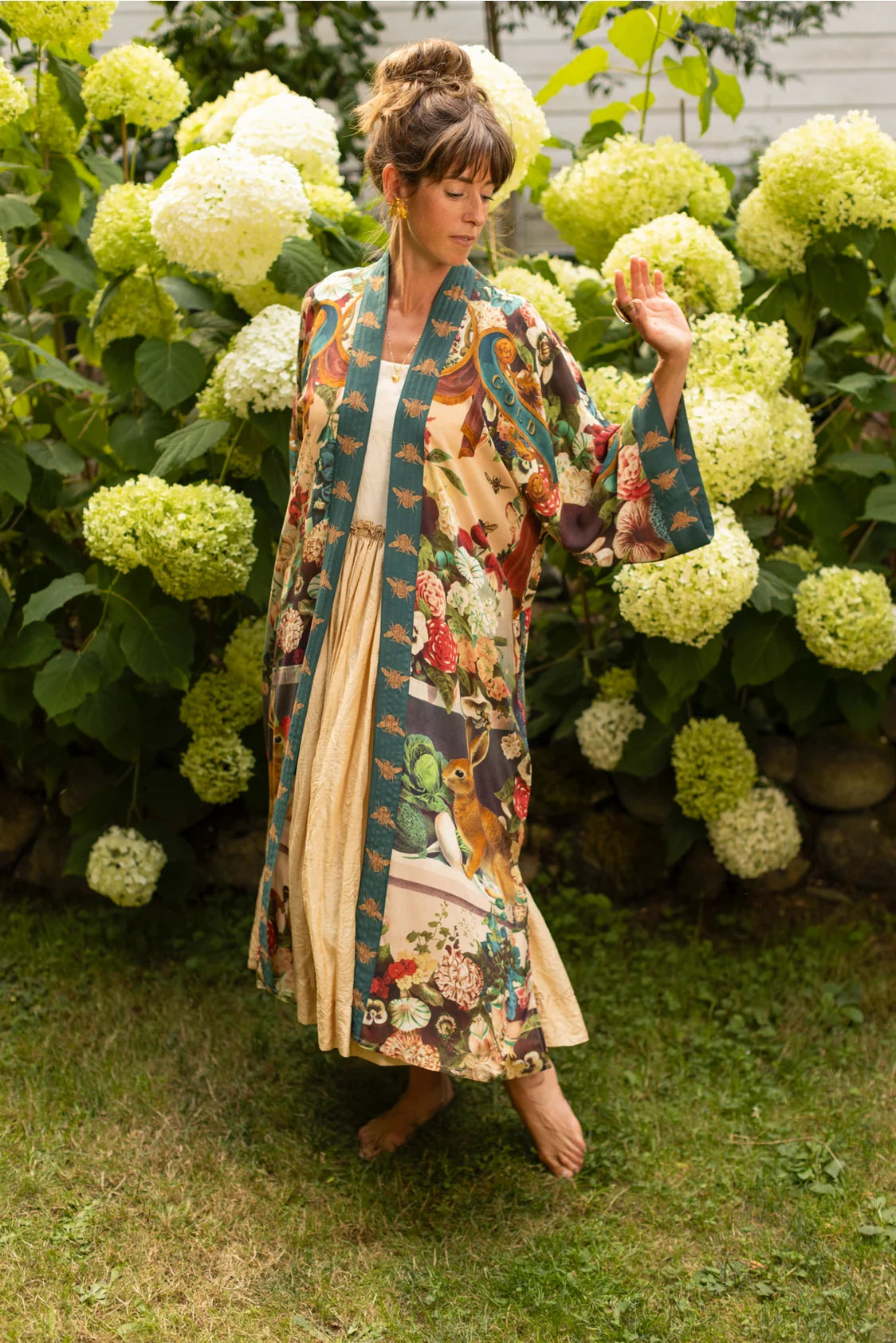 Stay Gold Opera Coat - Out of the Blue