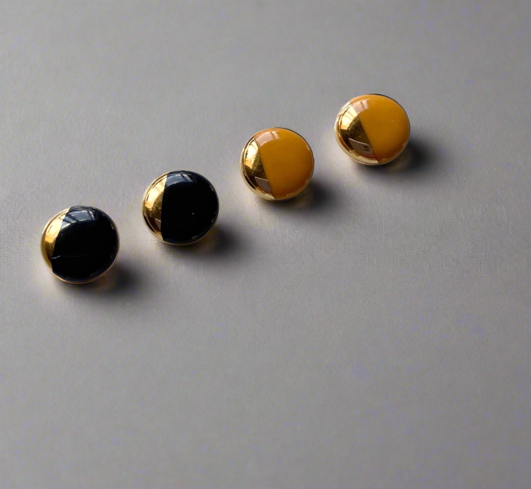 Classic Circle Ceramic Studs