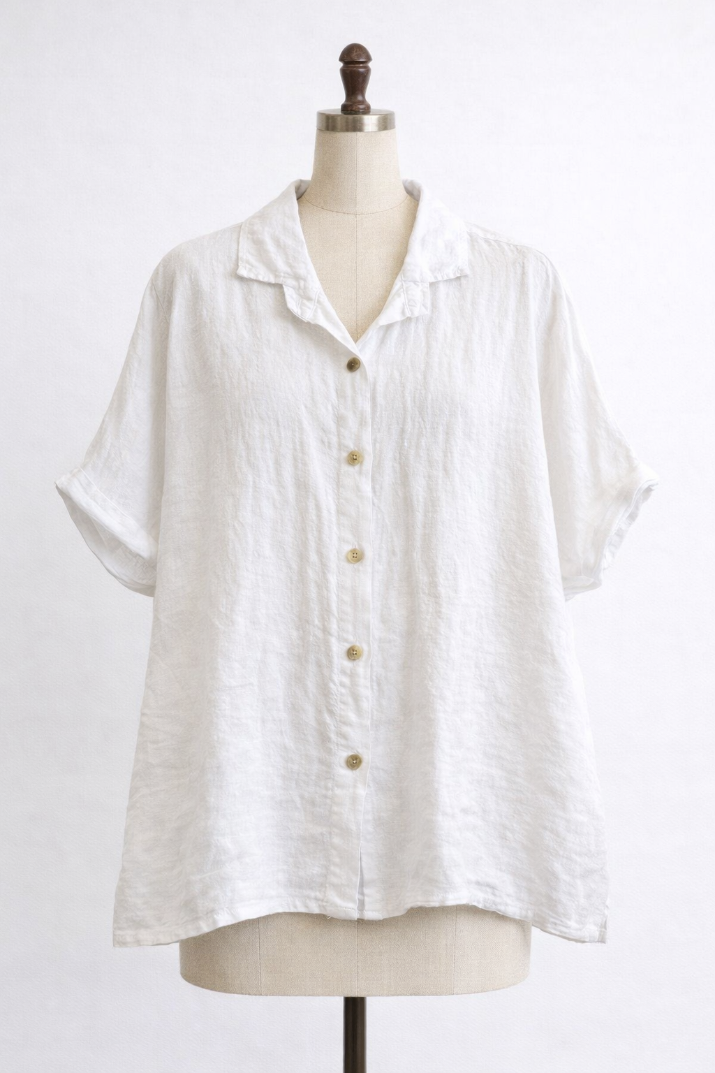 Basic Linen Shirt - Out of the Blue