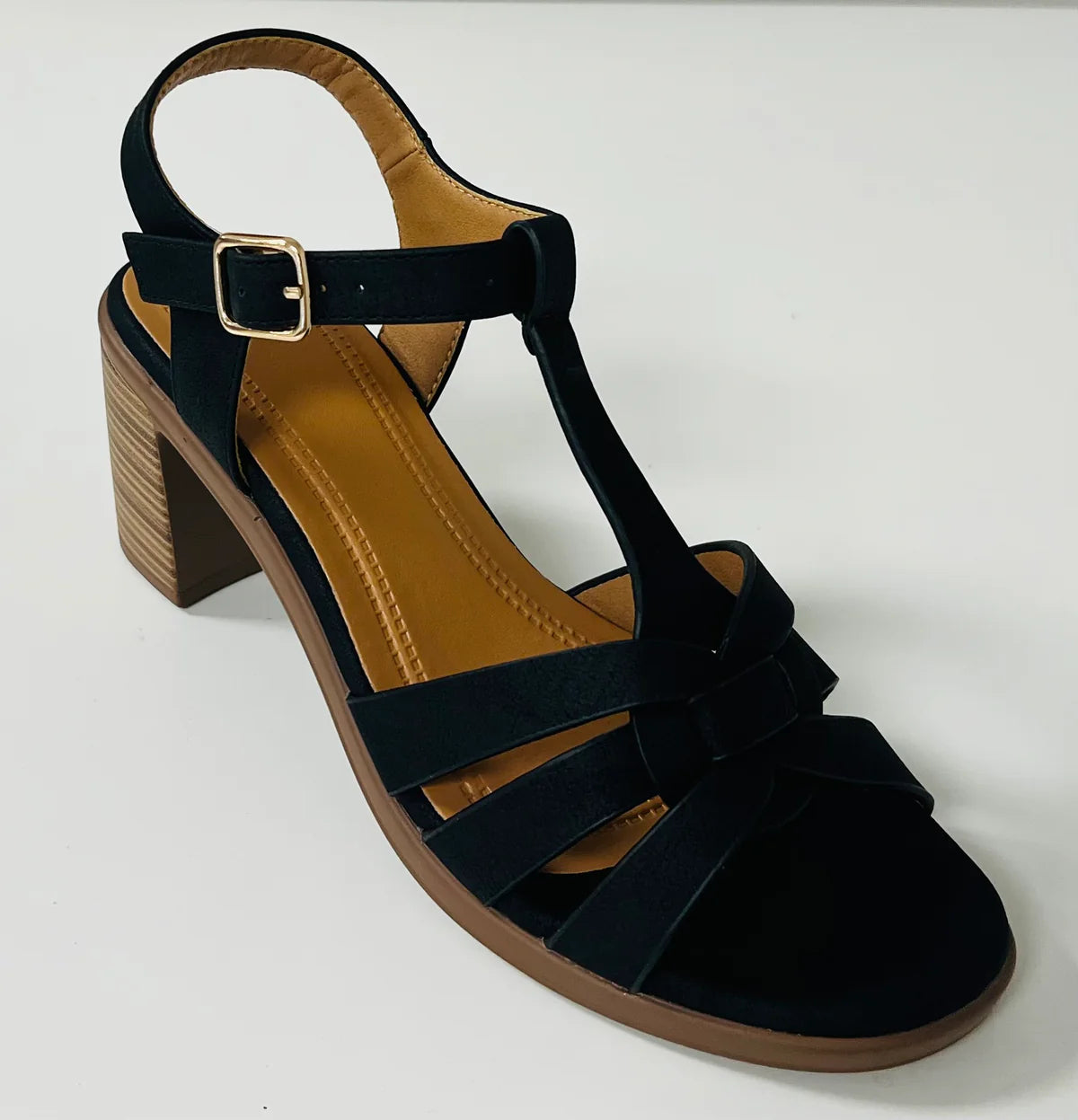 Knot Block Heel Sandal