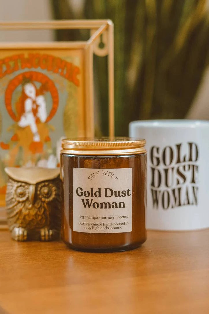 Gold Dust Woman Candle - Out of the Blue