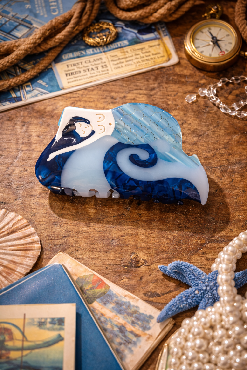 Mermaid Hair Clip - Out of the Blue