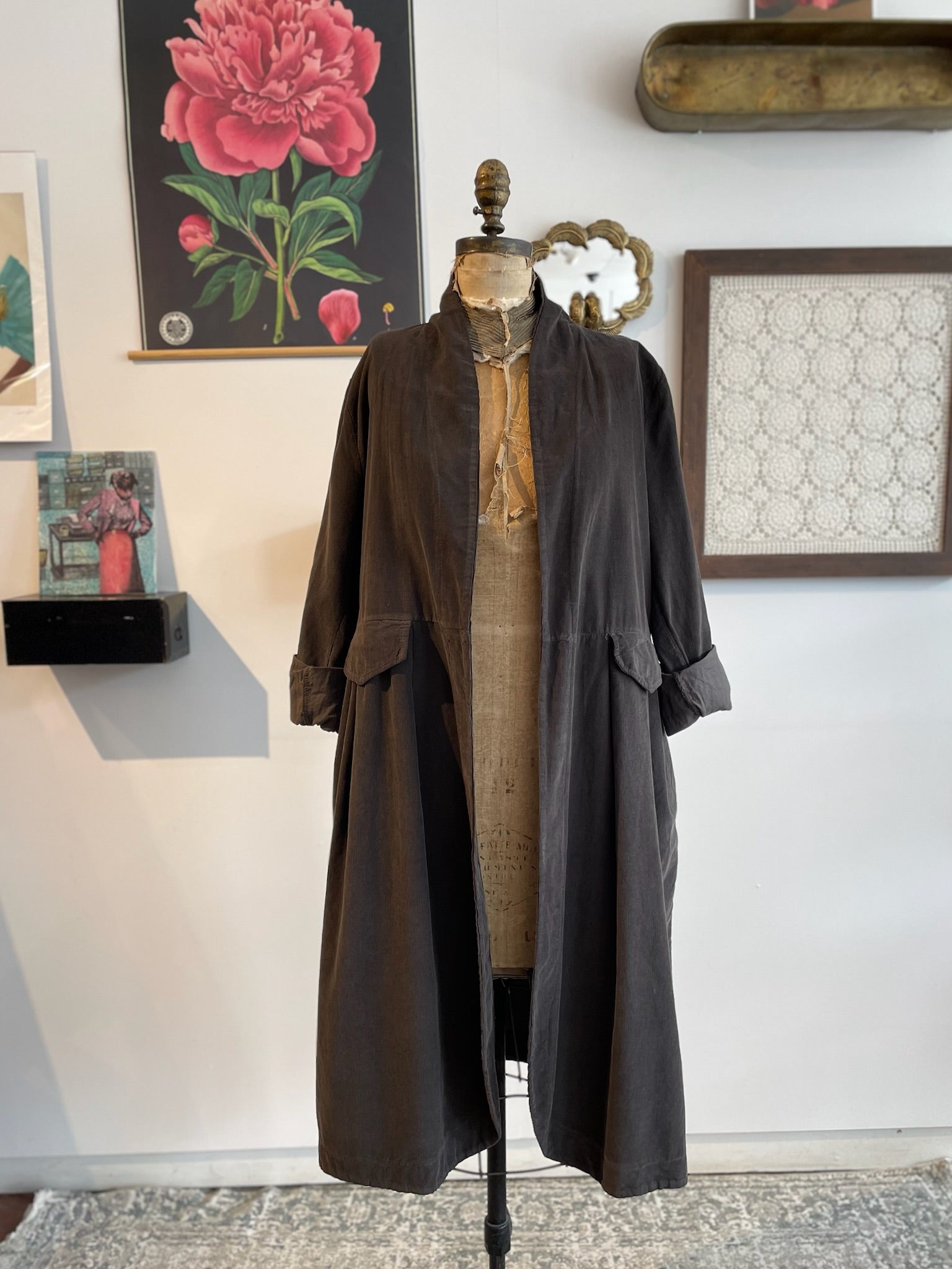 Corduroy Day Coat - Out of the Blue