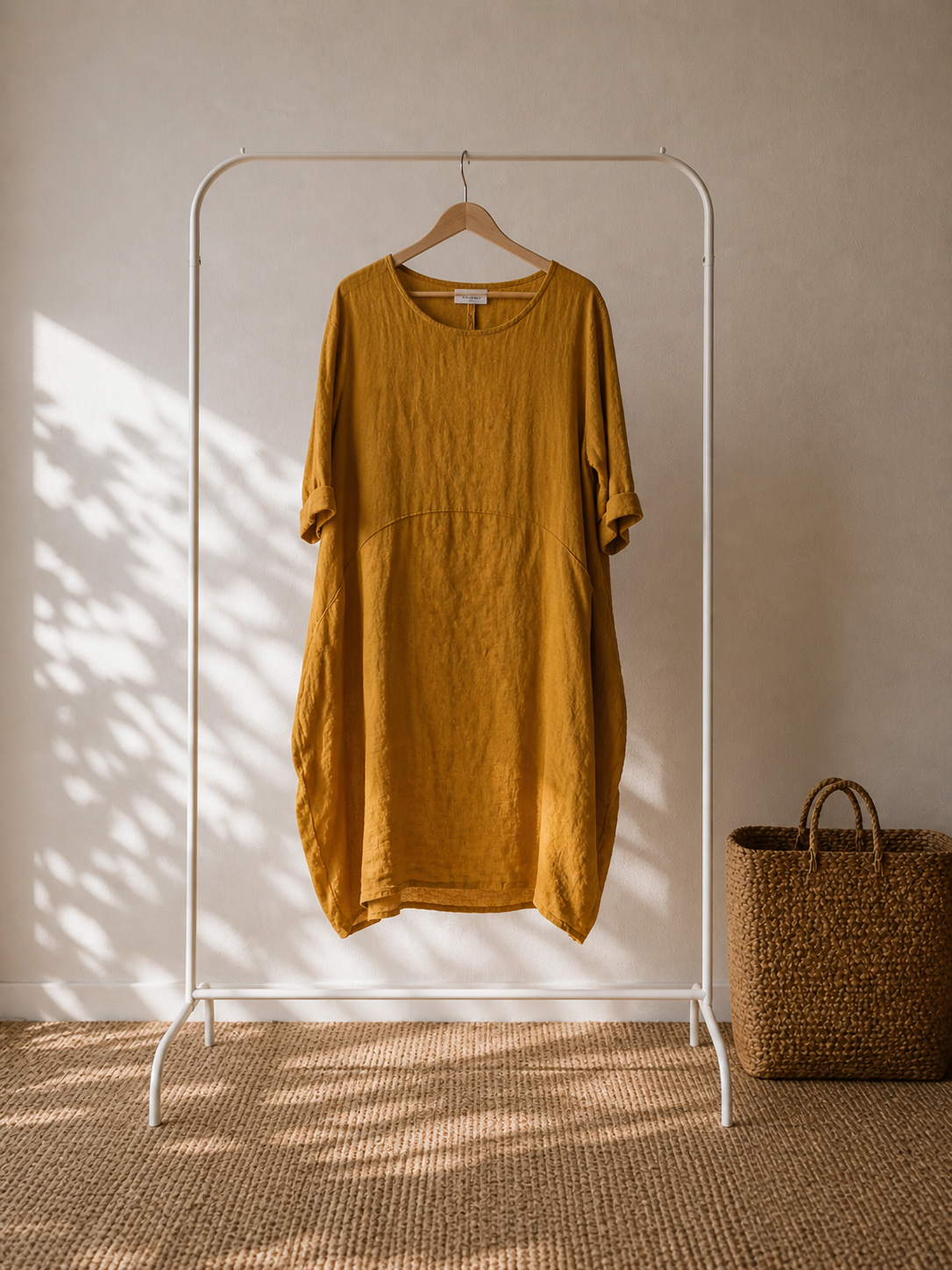 62nd St. Linen Dress - Out of the Blue