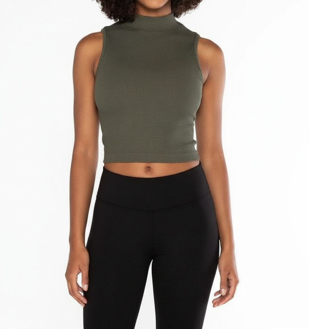 RIB MOCK TANK BAMBOO