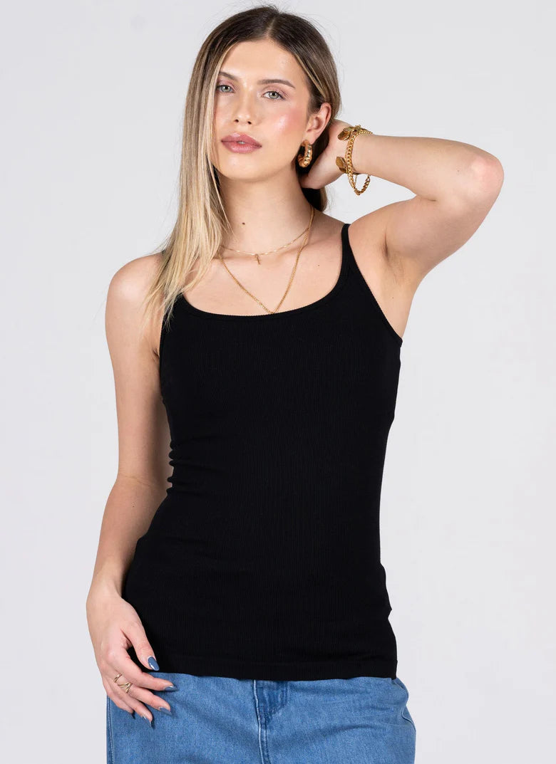 Bamboo Low Cut Cami. - Out of the Blue