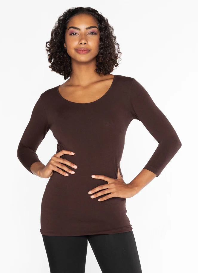 BAMBOO 3/4 SLEEVE TOP 2-14