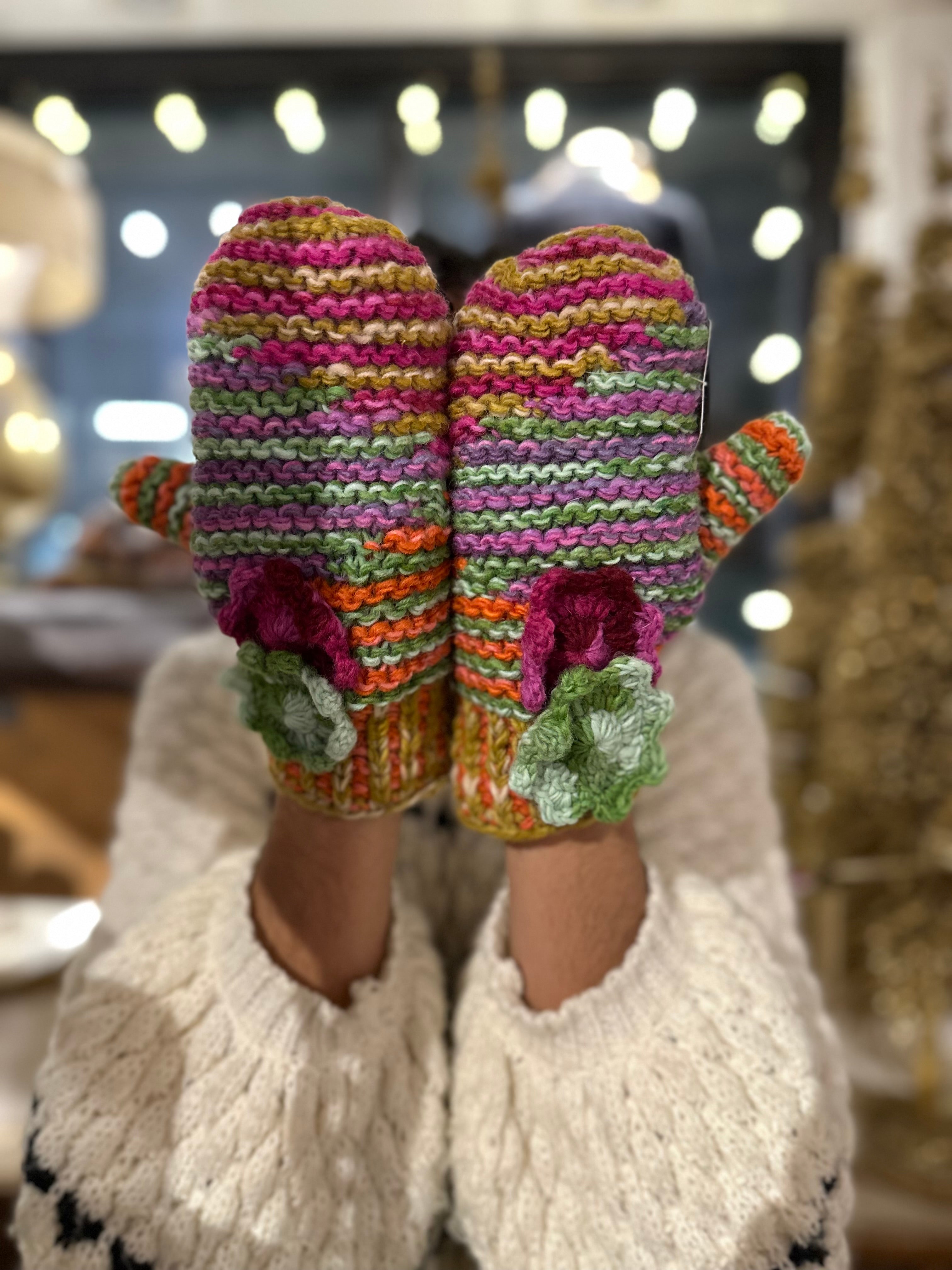 Double Flower Mitten