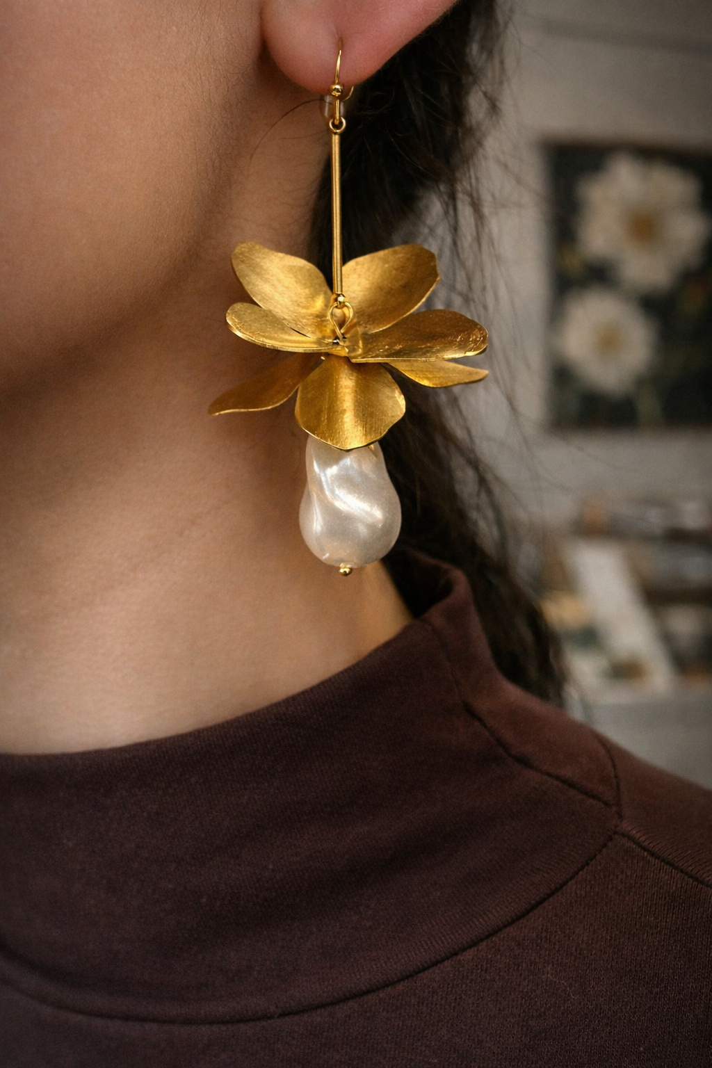 Oby  Dangle Earrings - Out of the Blue