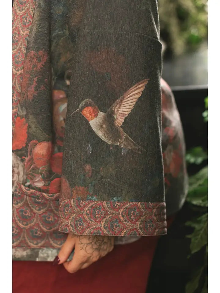 Flight of Fancy Fleece Jacket - Out of the Blue