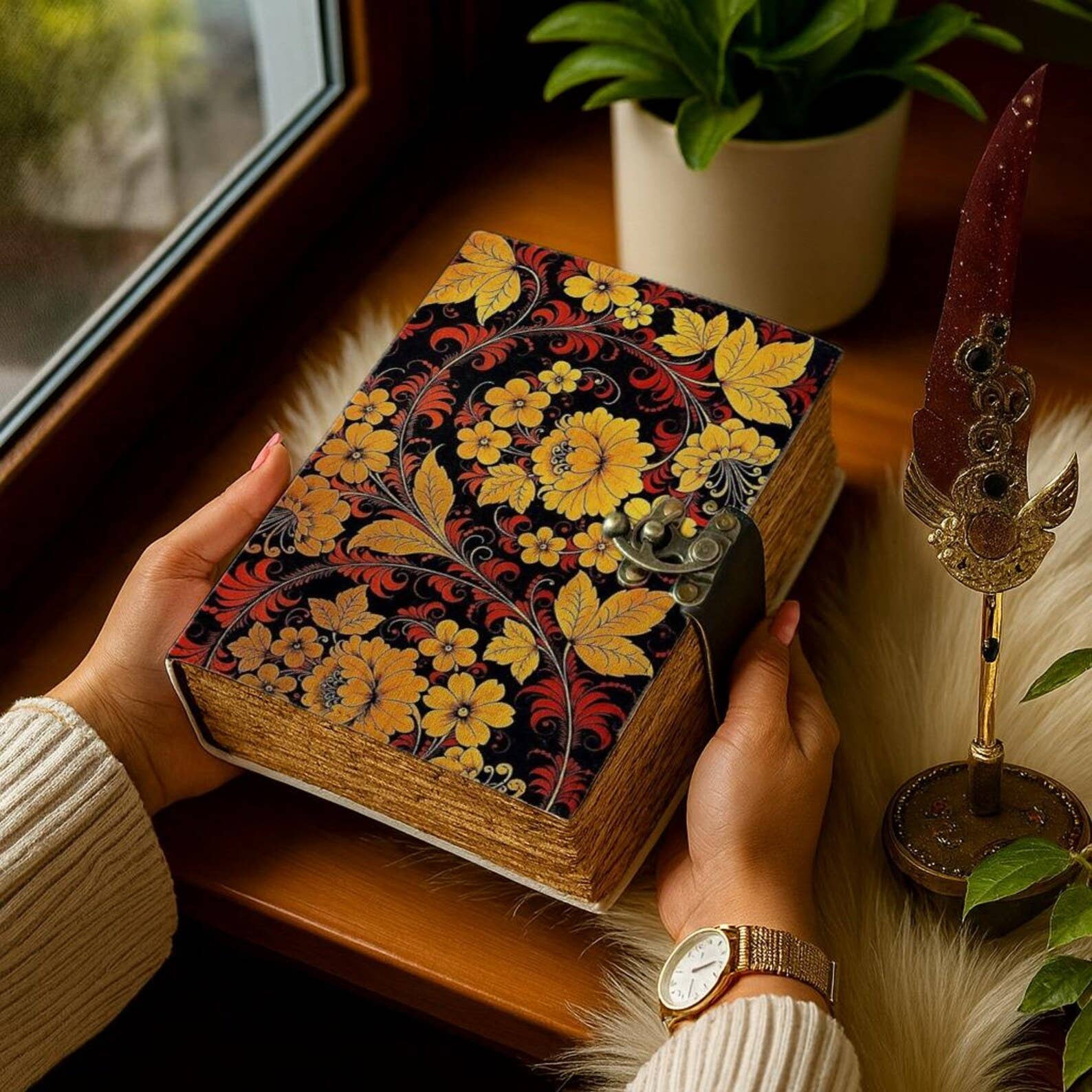 Hand- Made Leather Journals-Fauna