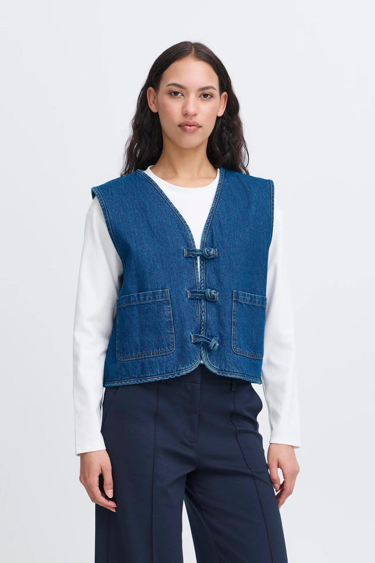 Pellie Denim Vest