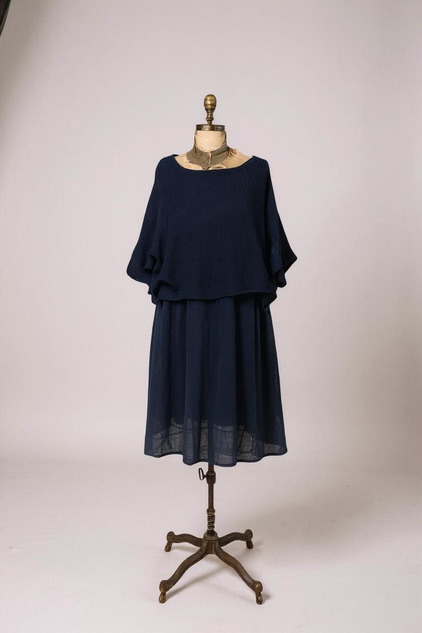 Gracie Cotton Dress - Out of the Blue