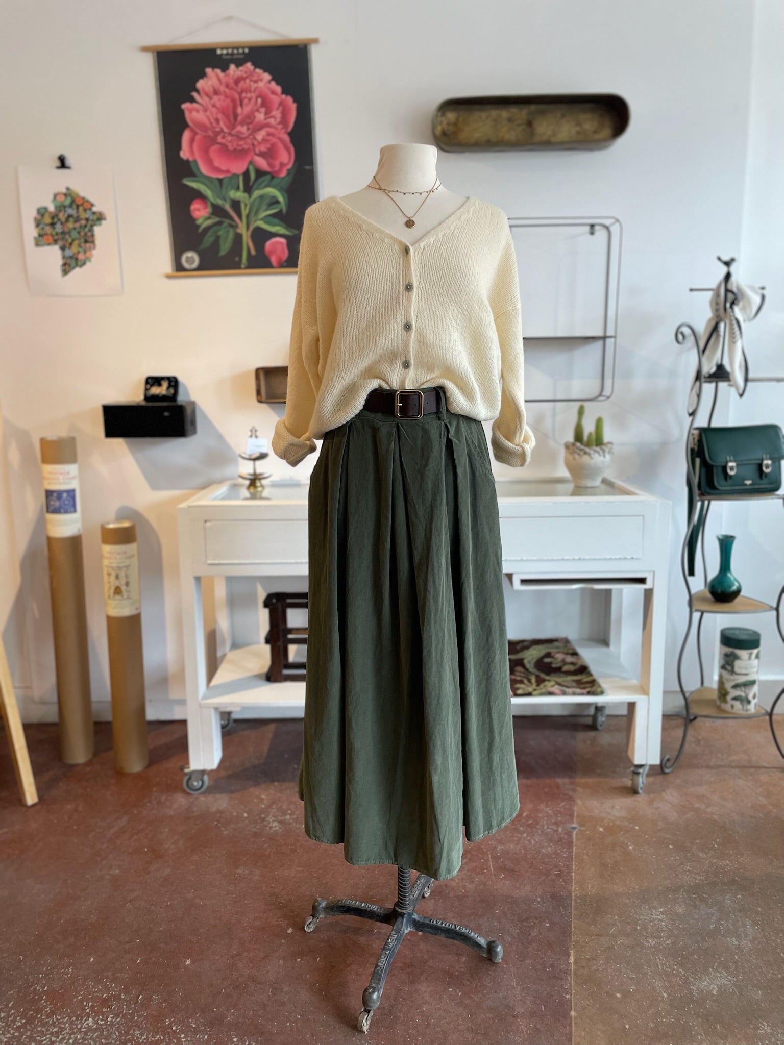 Corduroy Skirt