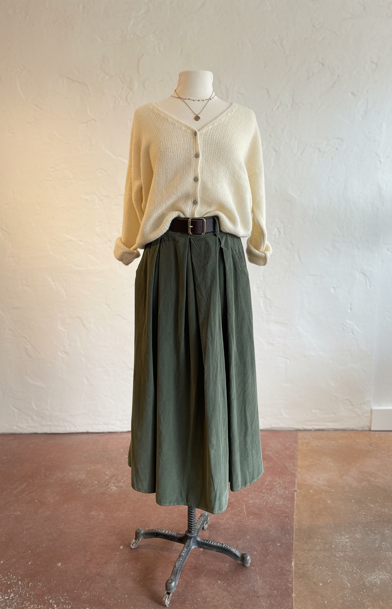 Corduroy Skirt