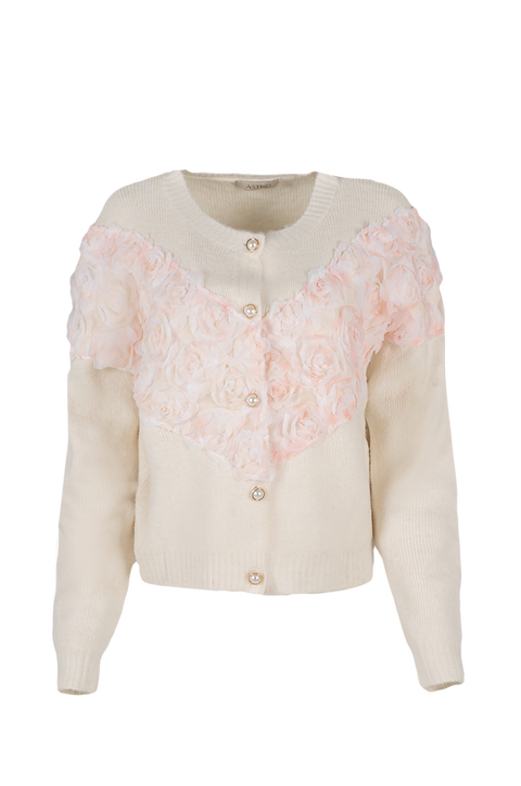 Floral Petal  Cardigan - Out of the Blue