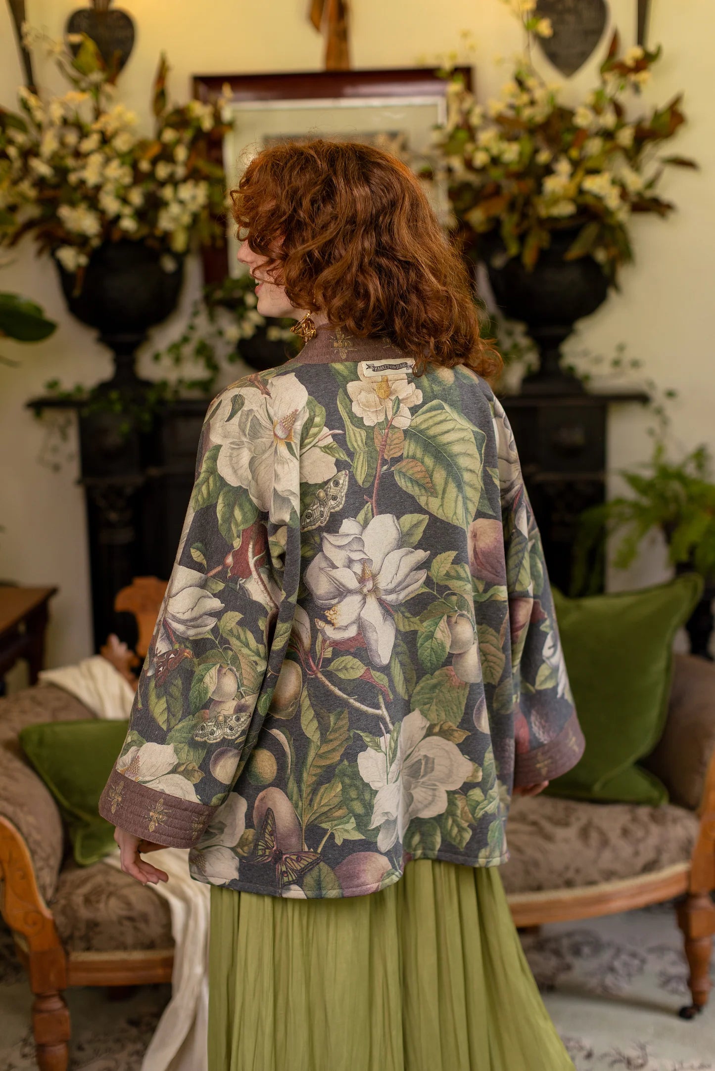 Fleur de Lune Cottage Cardigan - Out of the Blue