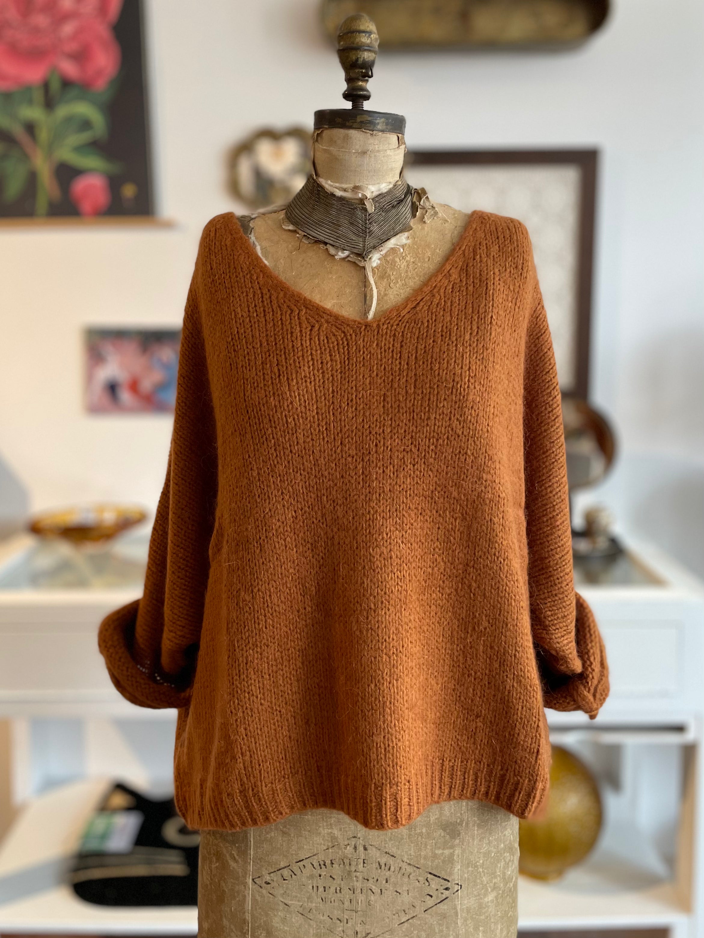 Mohair Blend Sweater - Out of the Blue