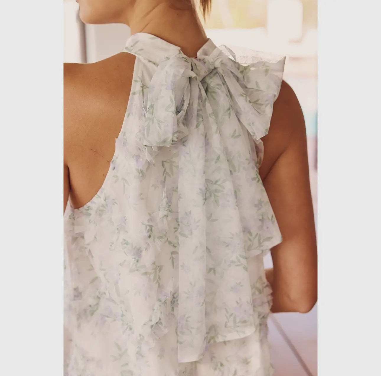 Floral Ruffle Dress