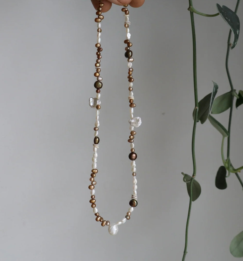 Freshwater Pearl Necklace - Out of the Blue