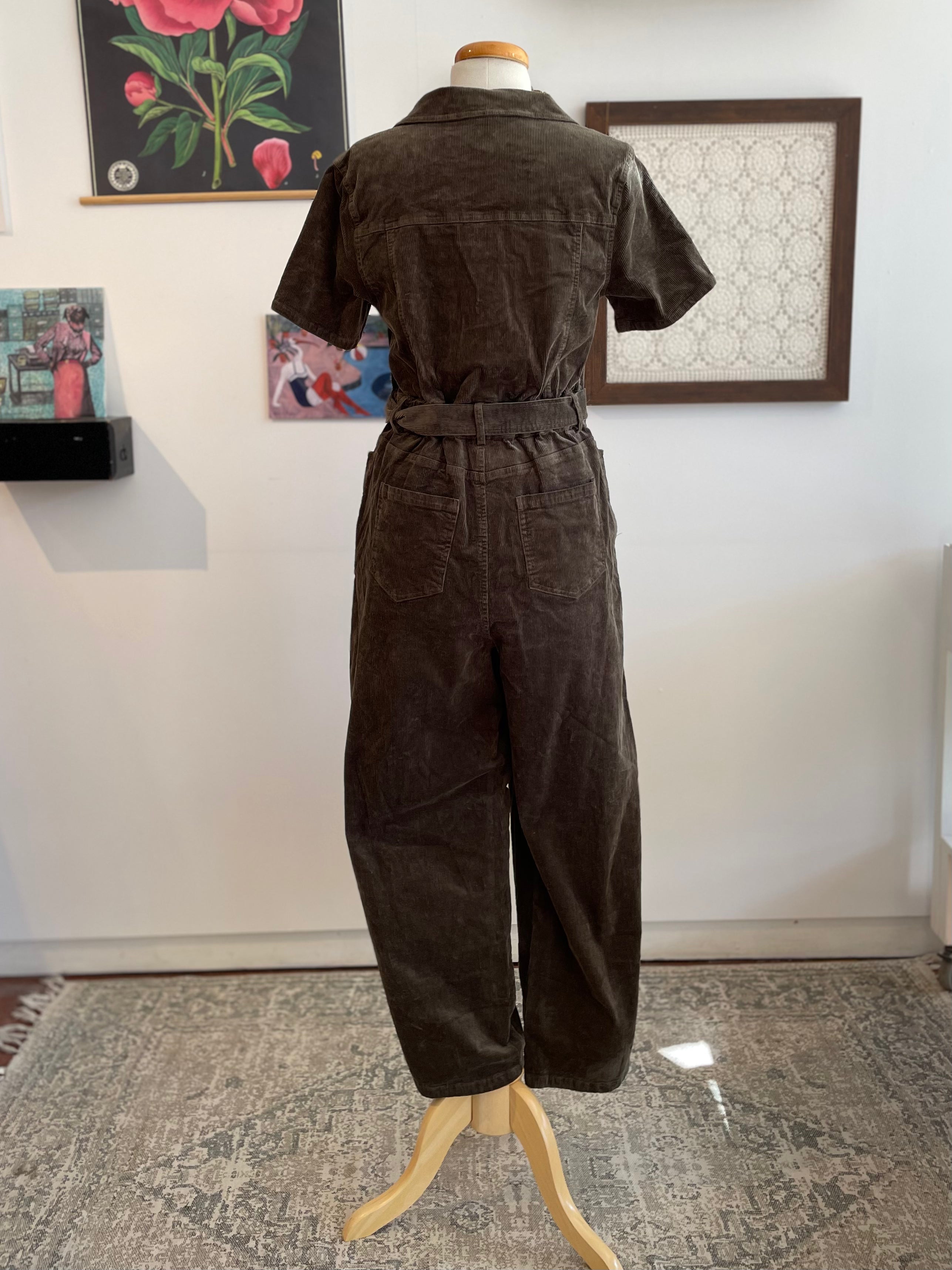 Olivia Cord Jumpsuit - Out of the Blue