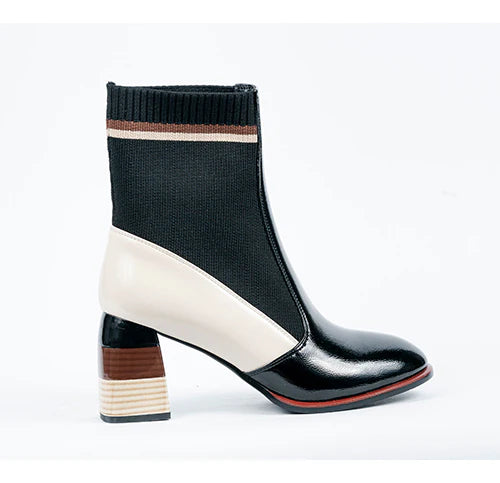 Colorblock Ankle Boot