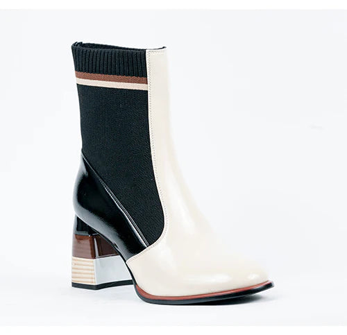 Colorblock Ankle Boot