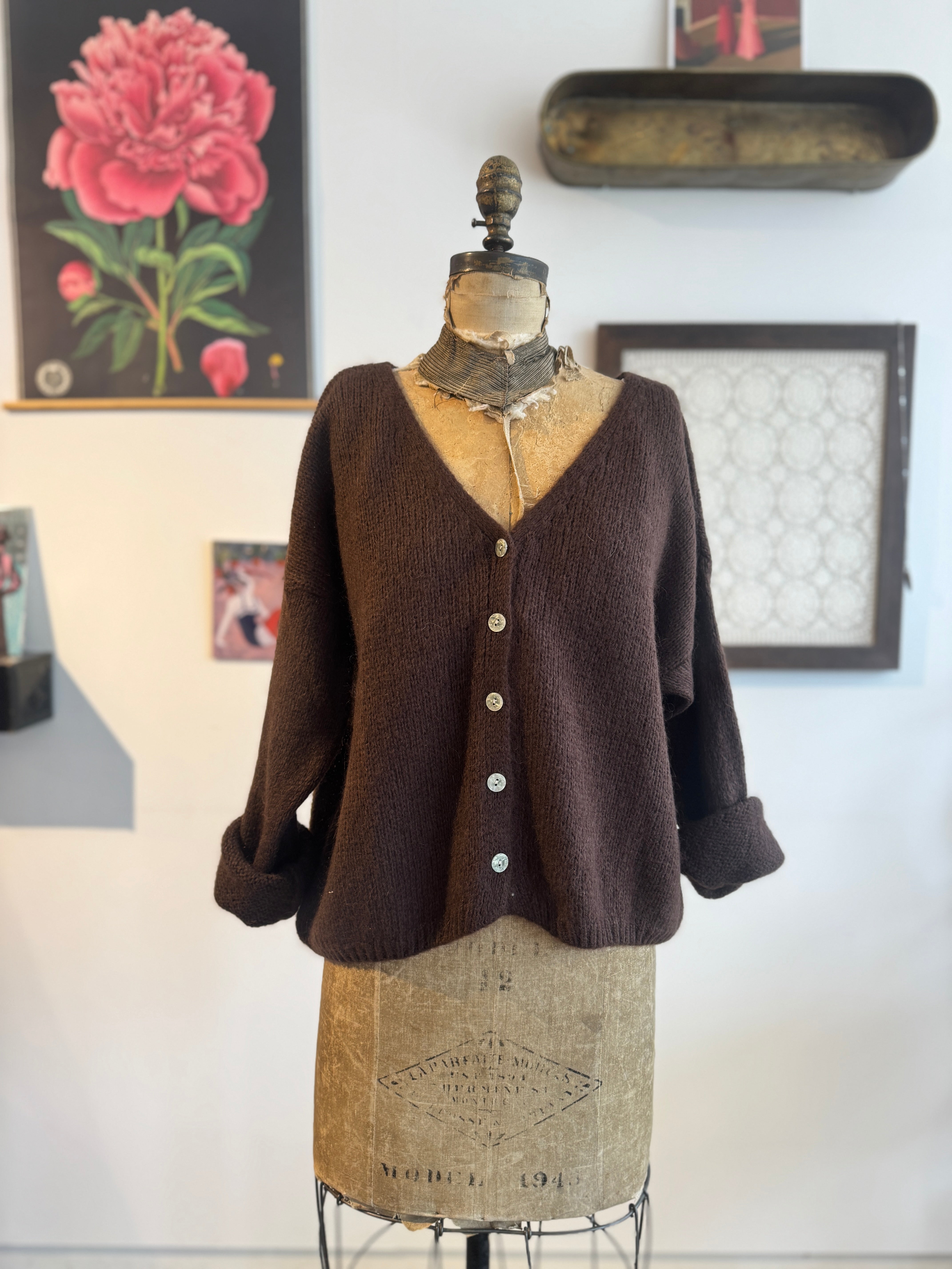 Mohair Cardigan