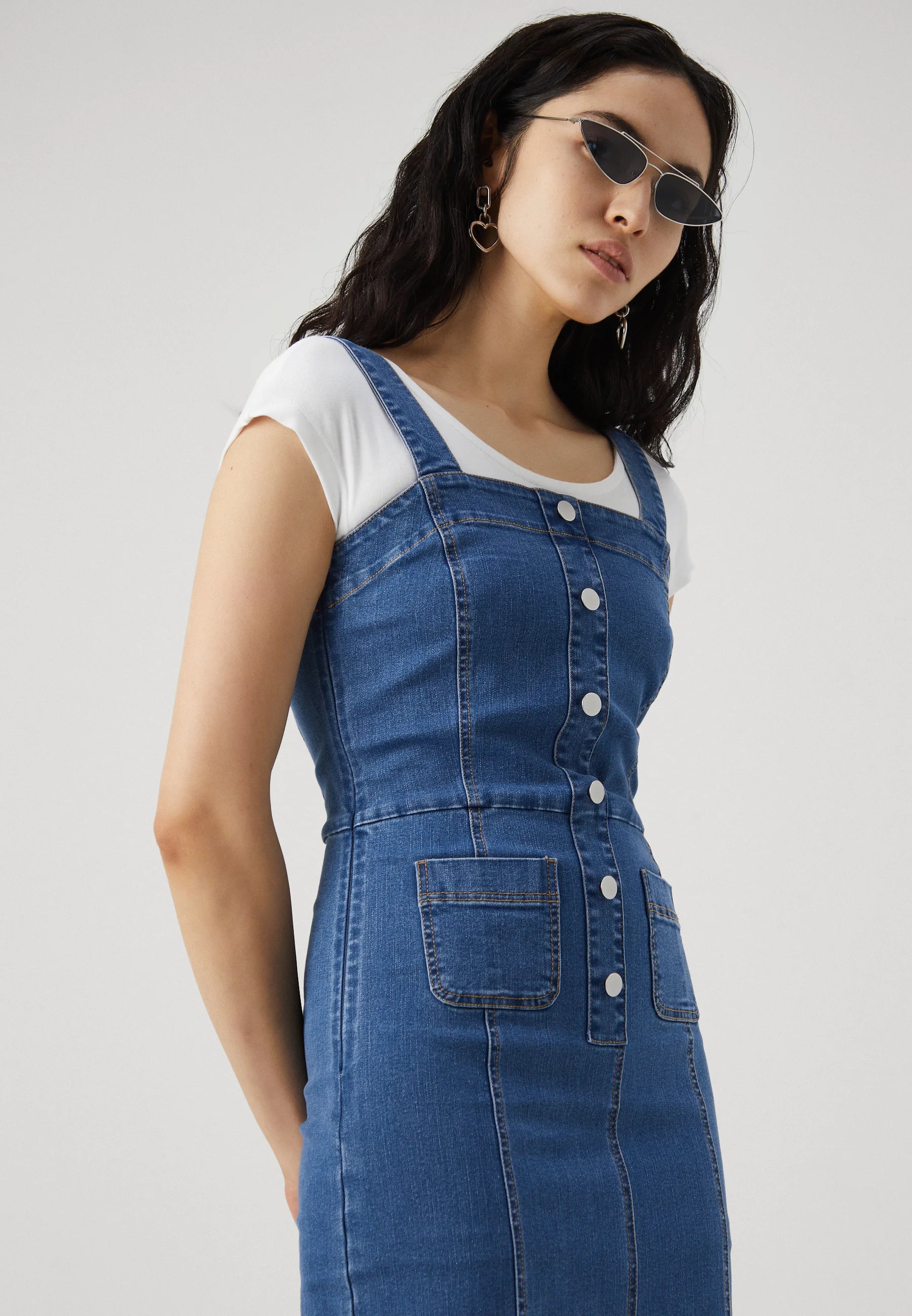 Denim Button Up Dress