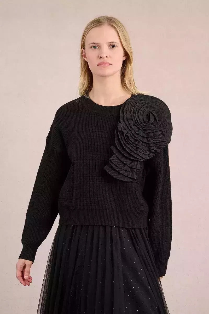 Knitted Sweater Black
