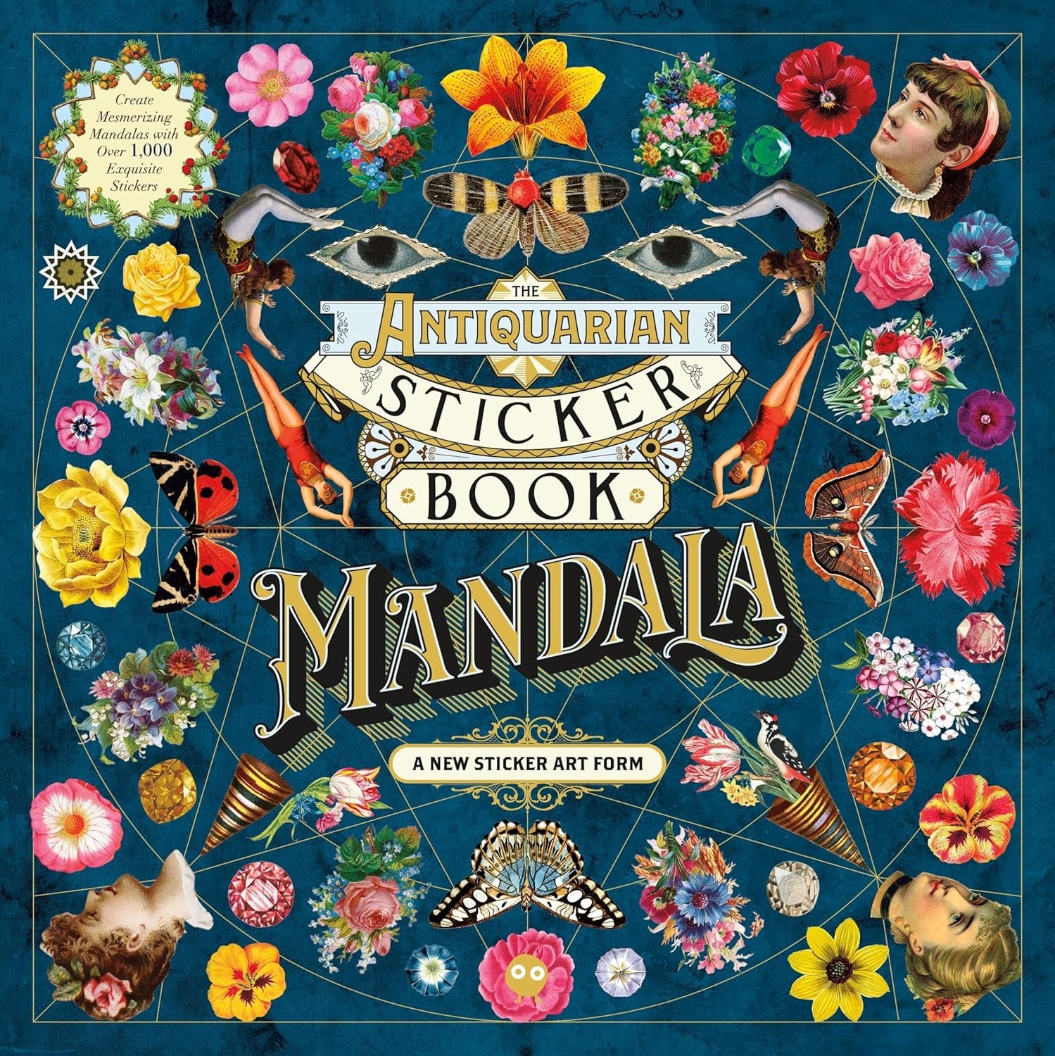 Antiquarian Sticker Book Mandala - Out of the Blue