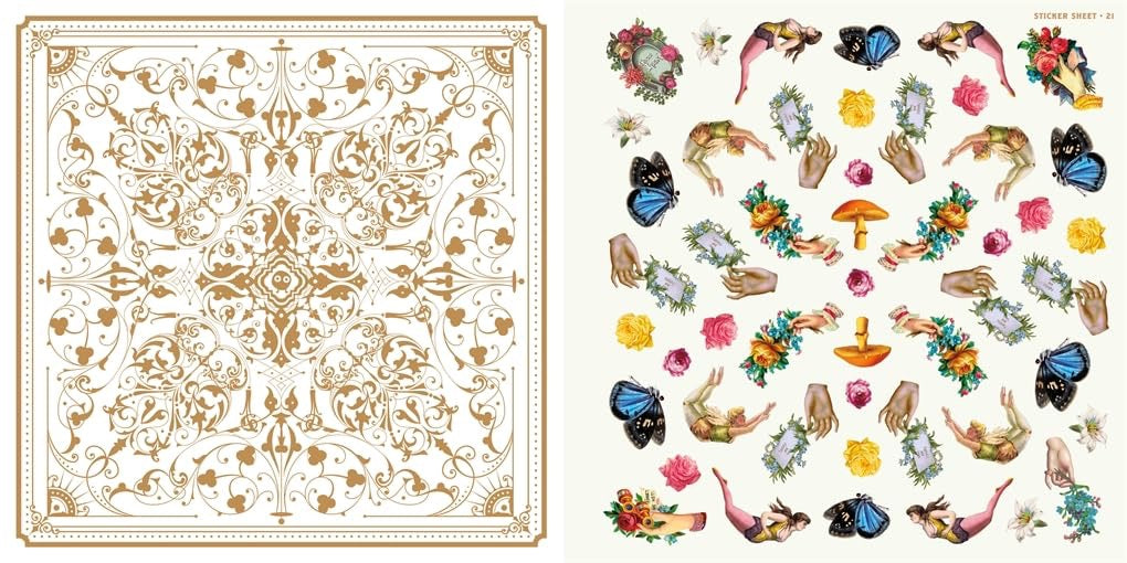Antiquarian Sticker Book Mandala - Out of the Blue