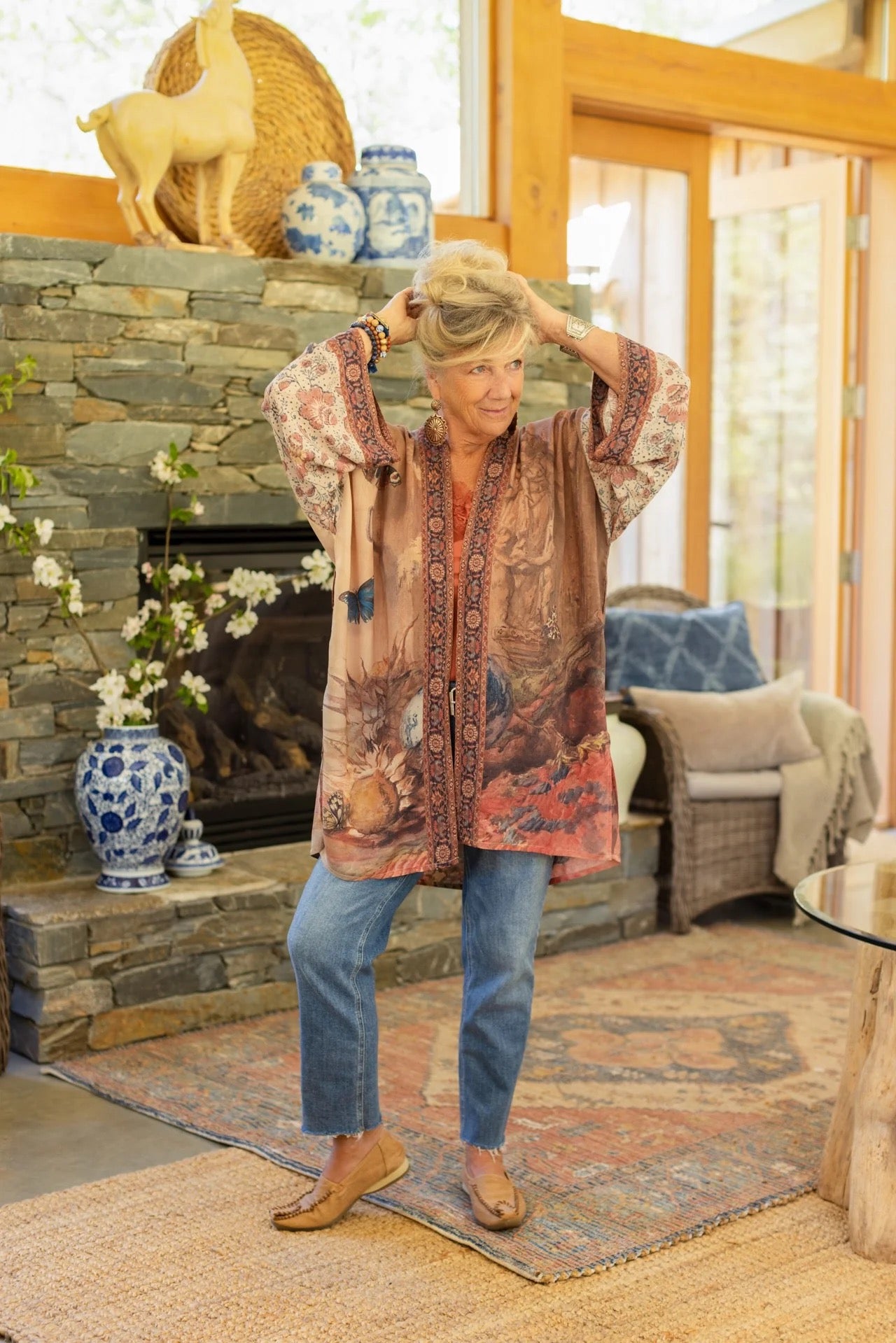The Storyteller Matinee Duster - Out of the Blue