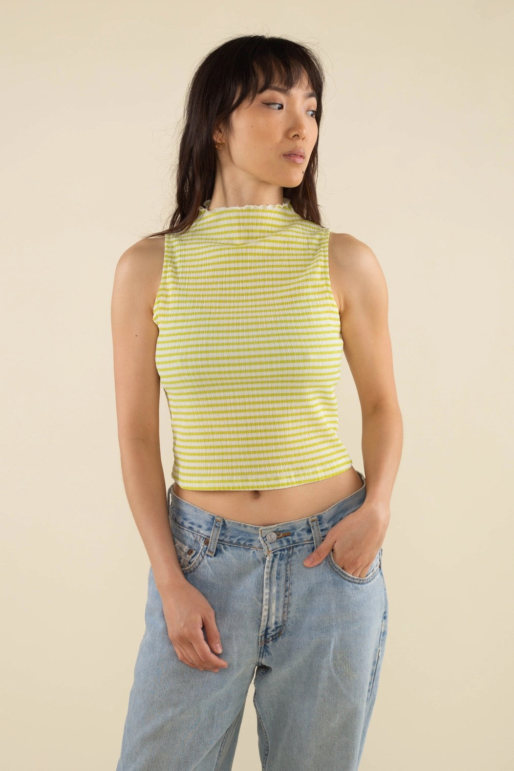 Gingham Tank - Out of the Blue