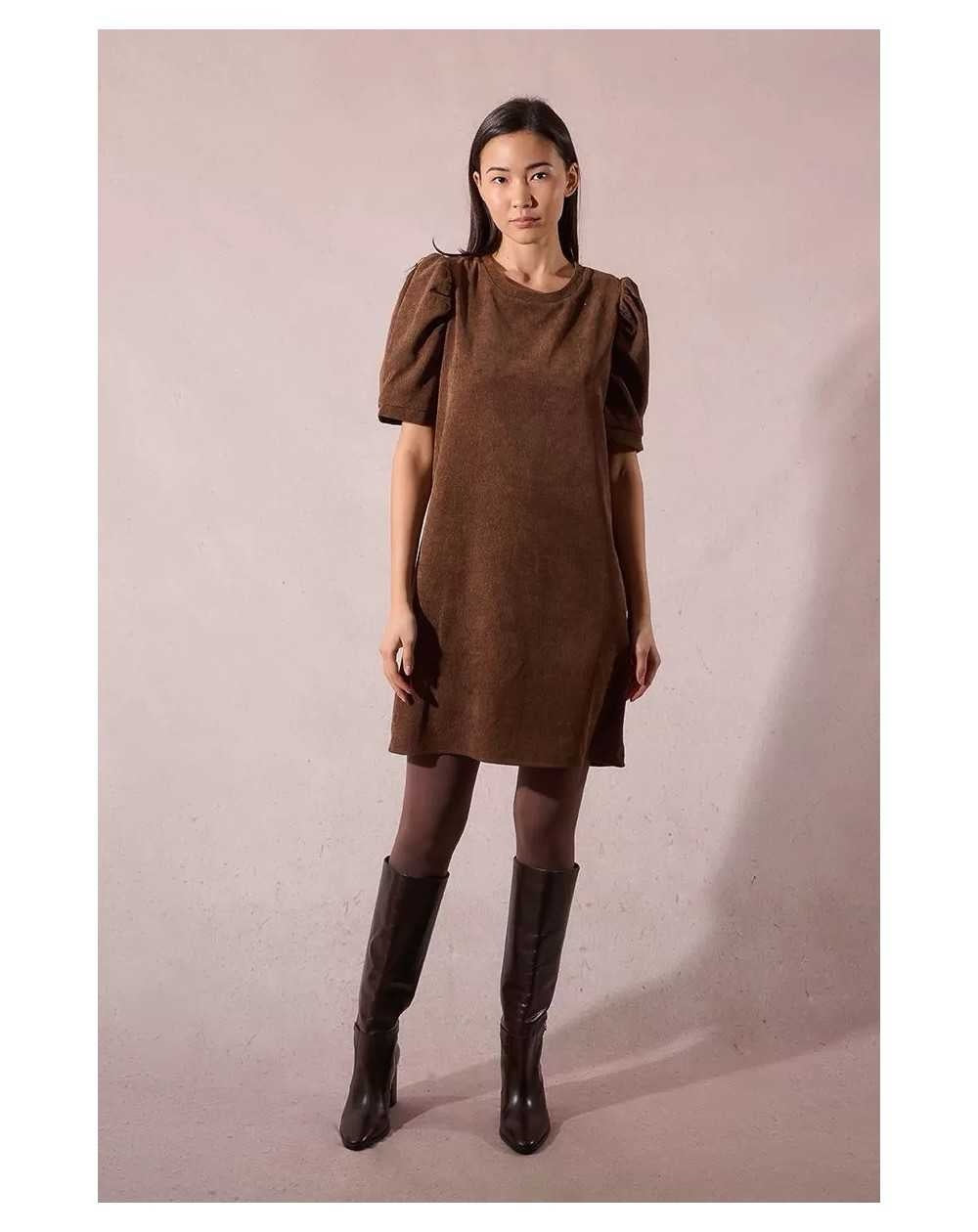 Brown Shift Dress
