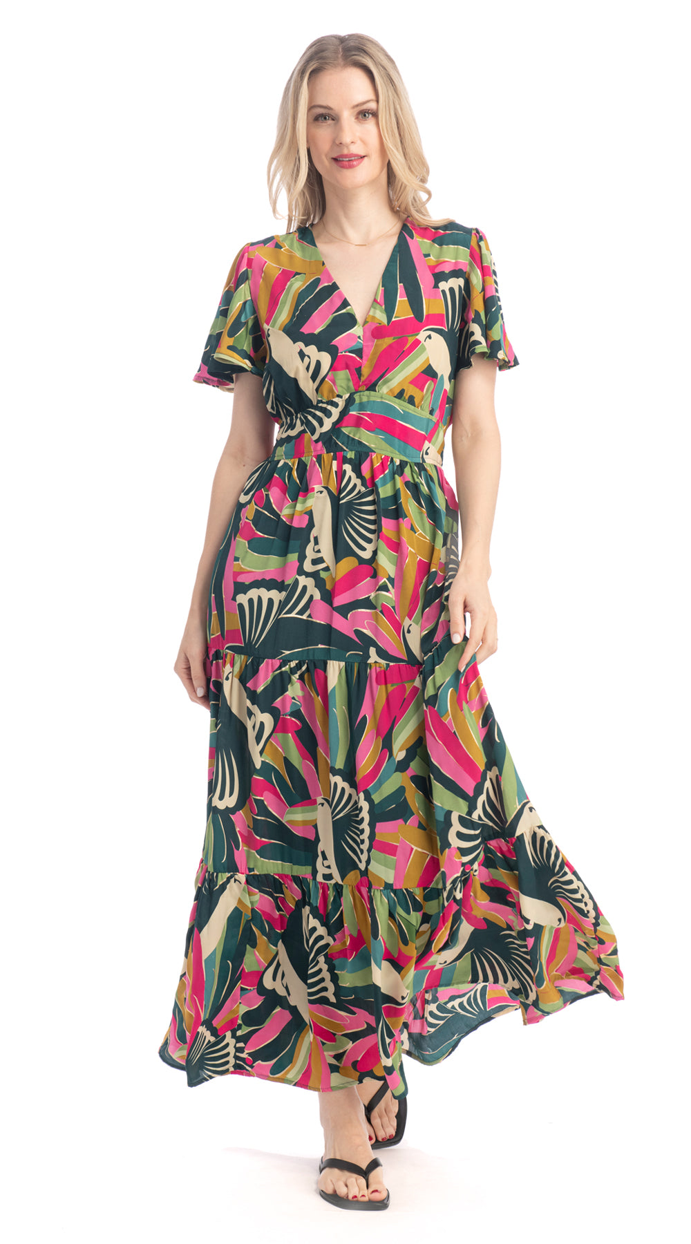 Toucan Dress - Out of the Blue