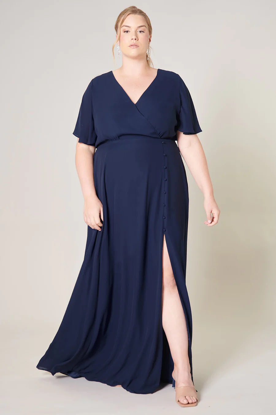 Flutter Sleeve Maxi - Out of the Blue