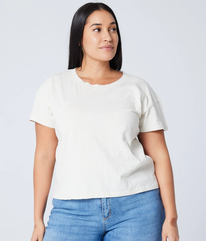 easy crop tee - Out of the Blue
