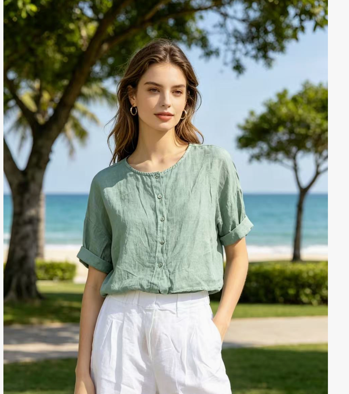 Just Right Cropped Blouse