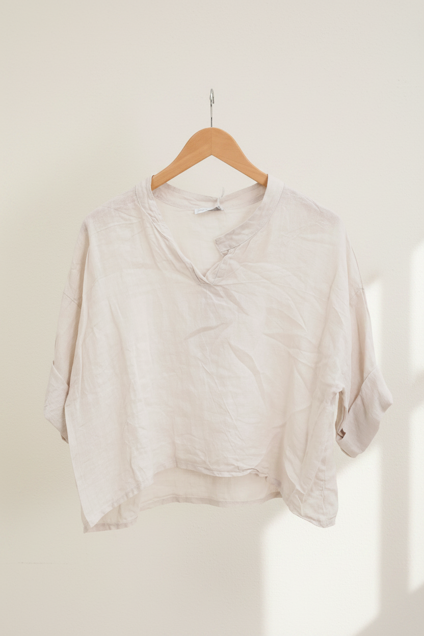 June Linen Top