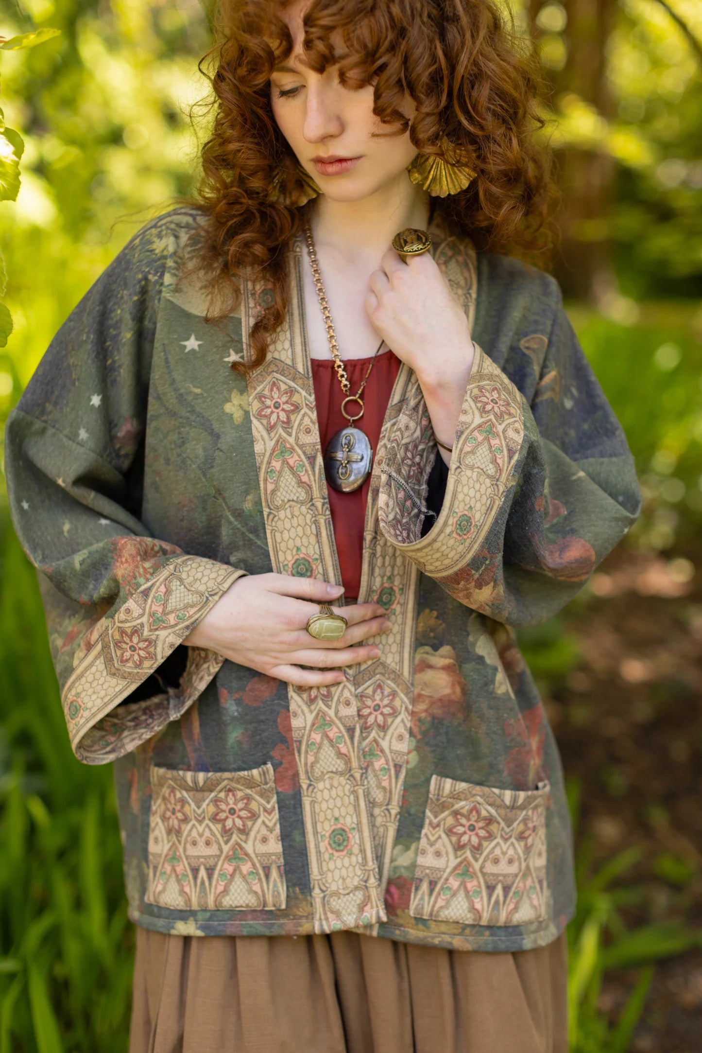 The Messenger Cottage Cardigan - Out of the Blue