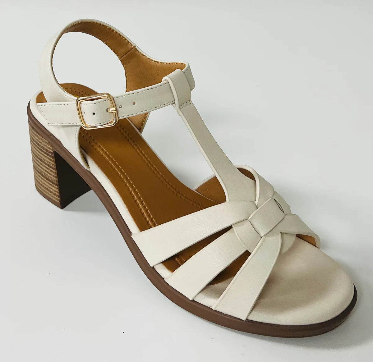 Knot Block Heel Sandal