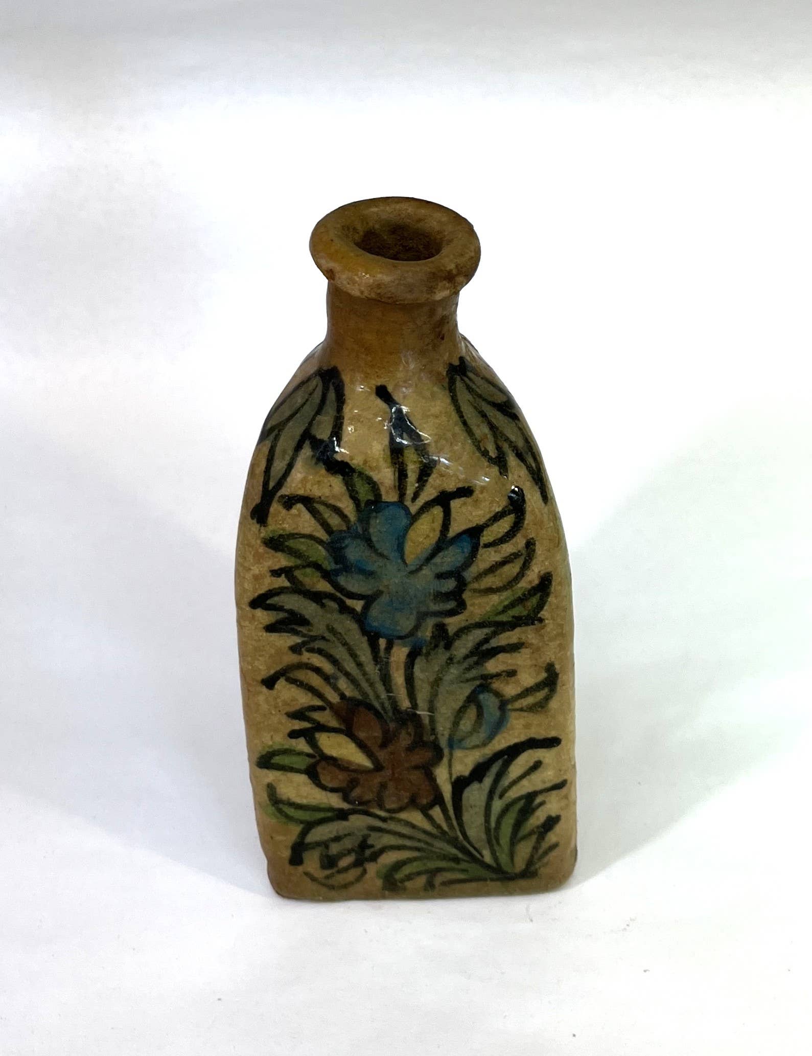Persian Vintage Tea Folk Art Bottle-no lid - Out of the Blue