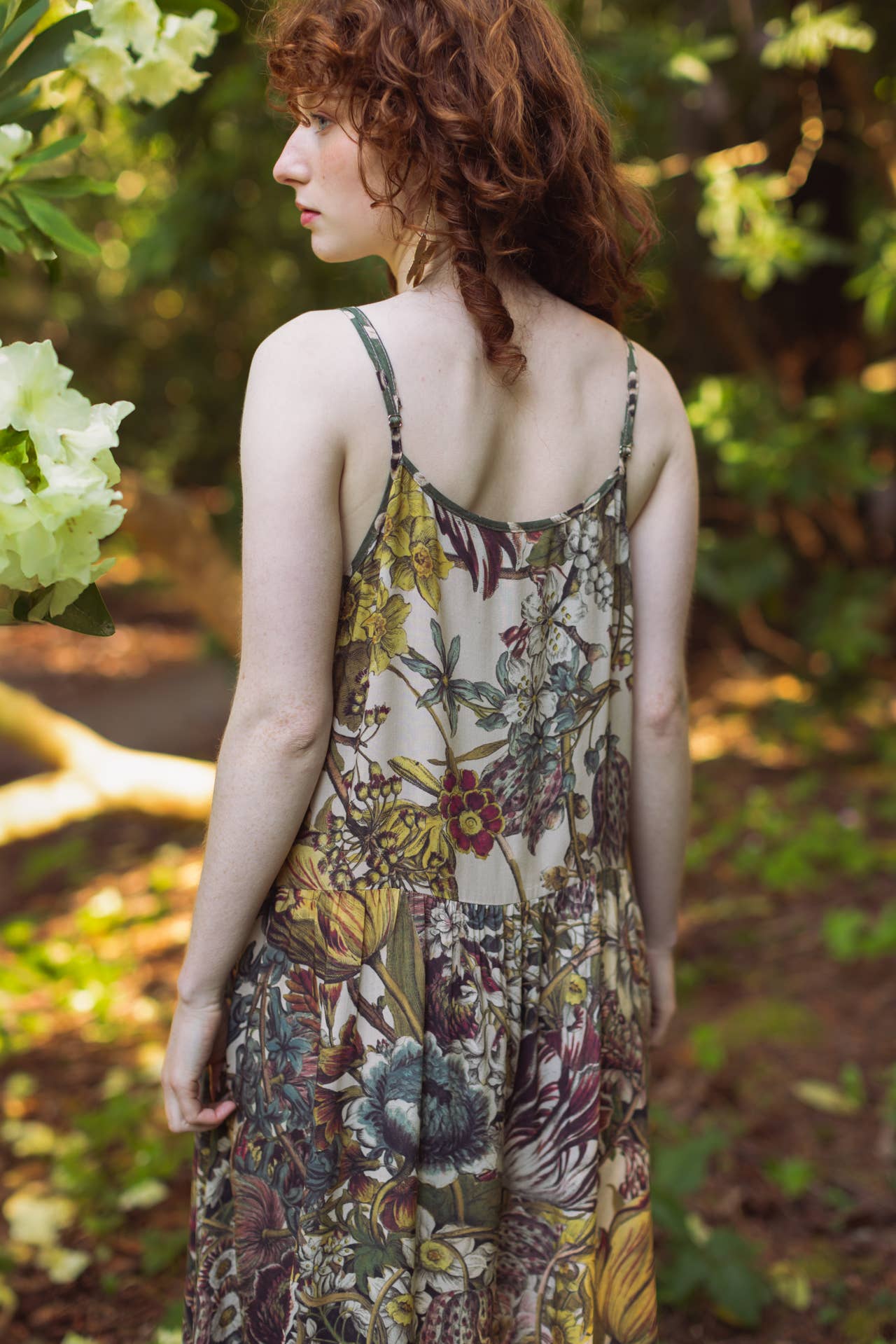 Love Grows Wild Bohéme Slip Dress With Bees - Out of the Blue