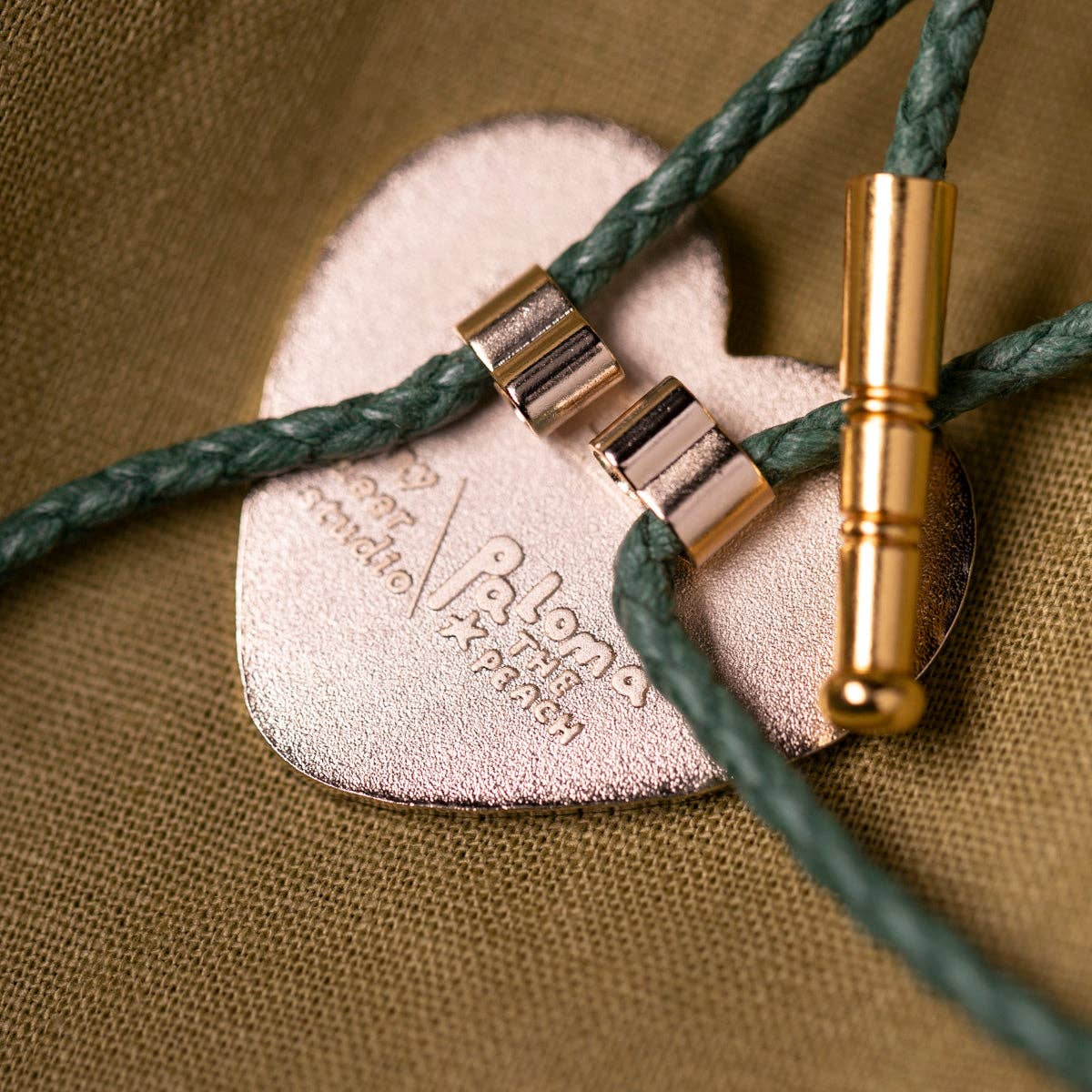Pigeon Bolo Tie with Paloma the Peach