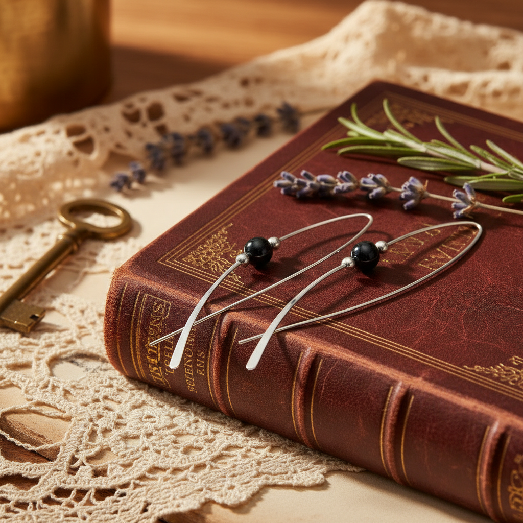 Sterling Silver Hematite Threader