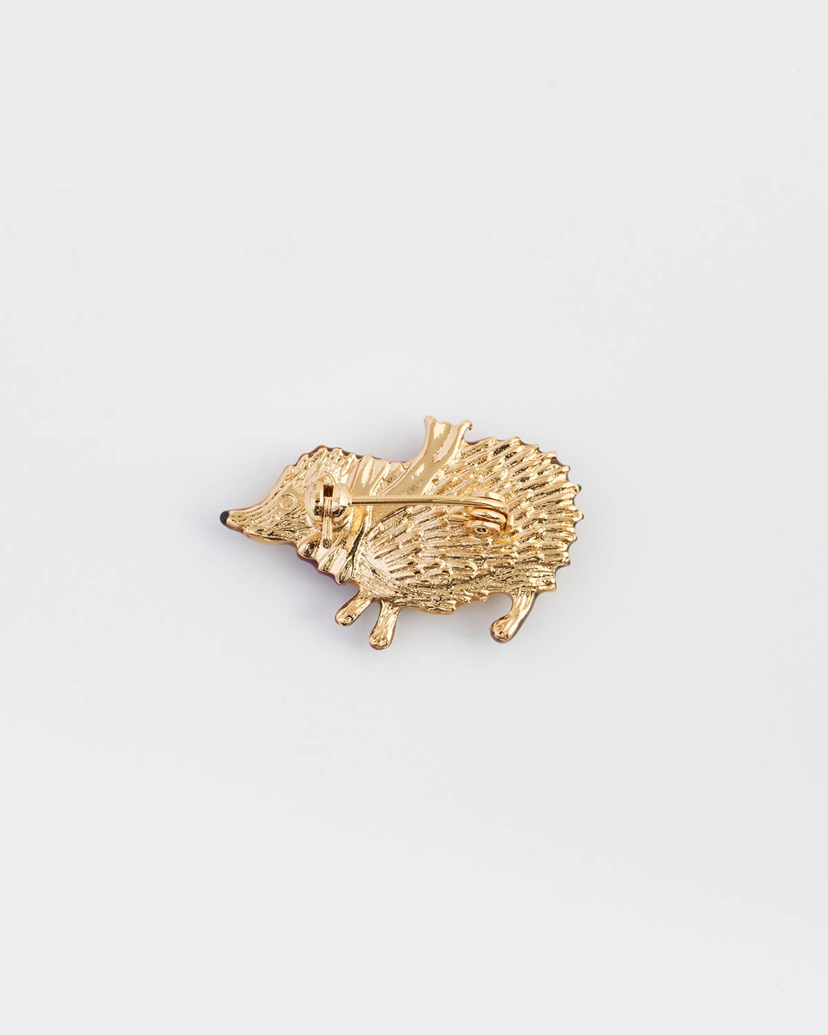 Cozy Hedgehog Charm Brooch